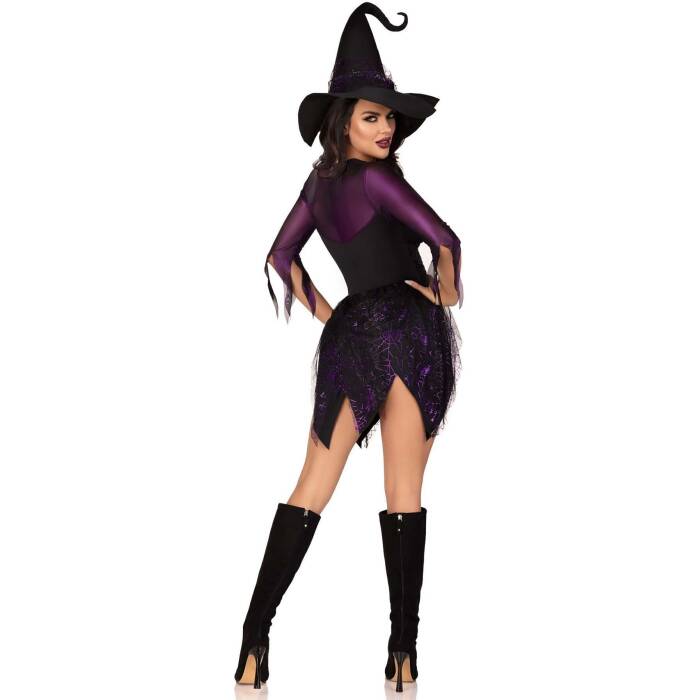 Костюм відьми Leg Avenue Mystical Witch XL, сукня, капелюх