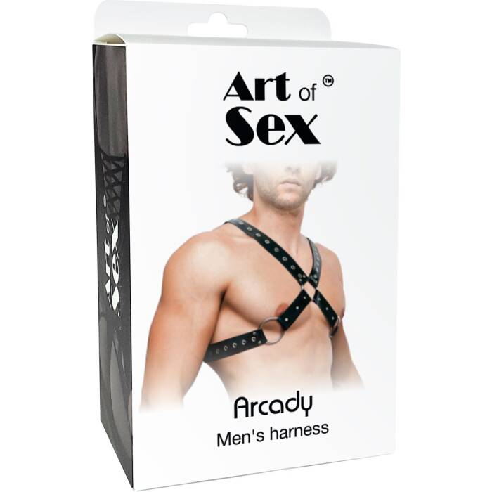 Чоловіча портупея Art of Sex - Arcady, Чорний L-2XL