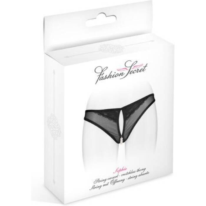 Трусики з перлинами і доступом Fashion Secret Sophie Black