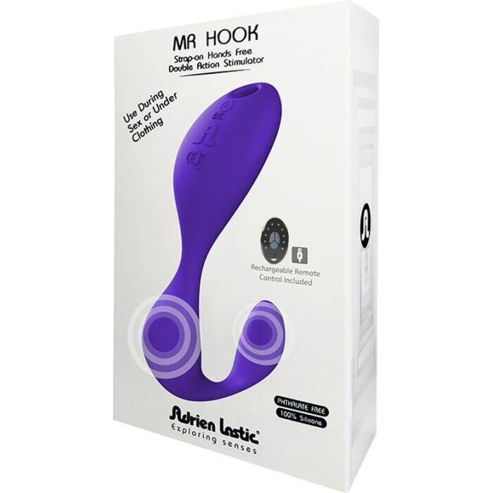 Вібратор під одяг Adrien Lastic Mr.Hook з пультом LRS