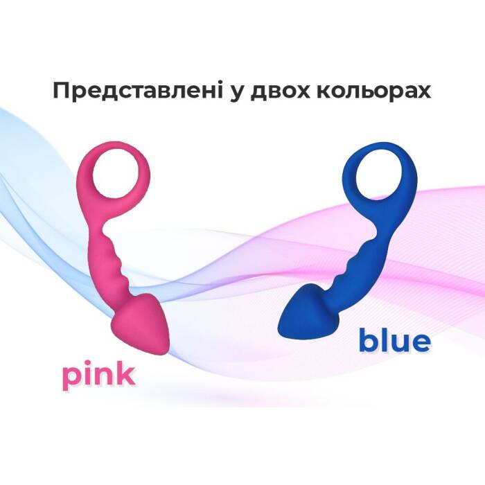 Анальна пробка Adrien Lastic Budy Pink із стимулюючою ніжкою, макс. діаметр 2,5 см
