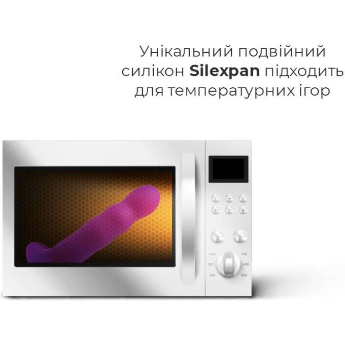 Дилдо з присоскою Adrien Lastic Hitsens 3 Purple, відмінно для страпона, діам. 4,1см, довжина 18,2см