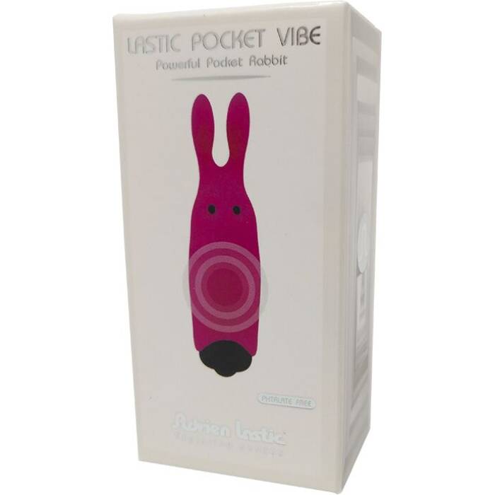 Віброкуля Adrien Lastic Pocket Vibe Rabbit Pink зі стимулювальними вушками