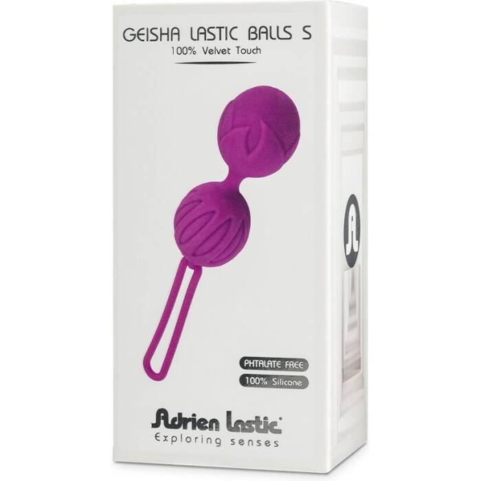 Вагінальні кульки Adrien Lastic Geisha Lastic Balls Mini Pink (S), діаметр 3,4 см, маса 85 г