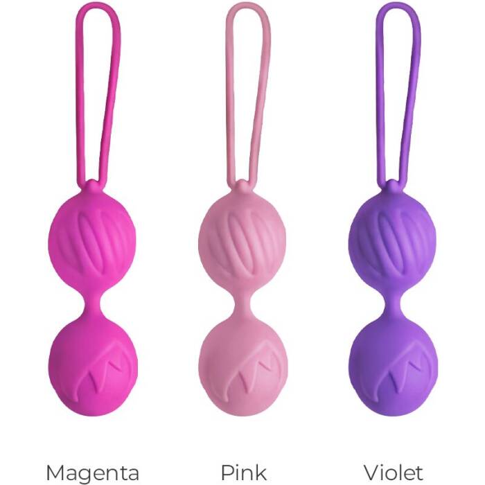 Вагінальні кульки Adrien Lastic Geisha Lastic Balls Mini Pink (S), діаметр 3,4 см, маса 85 г