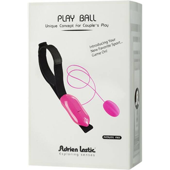 Виброяйце Adrien Lastic Playball для стимуляції точки А, з турборежимом, кріплення до ноги