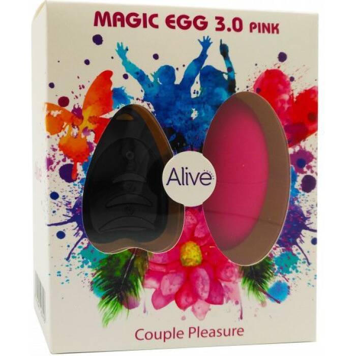 Віброяйце Alive Magic Egg 3.0 Pink із пультом ДУ