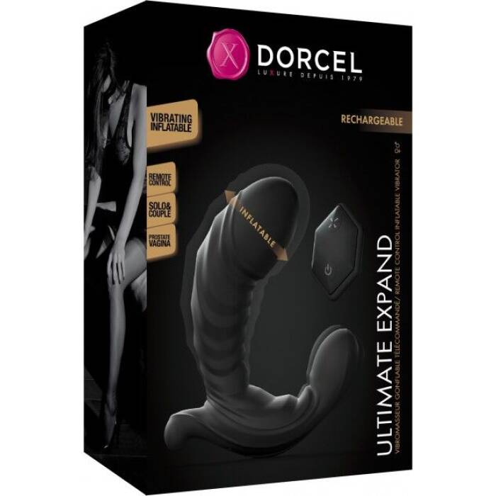 Універсальний вібратор зі стволом, що надувається Dorcel ULTIMATE EXPAND