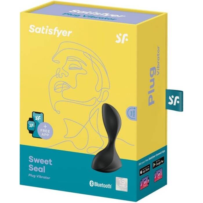 Анальна смарт-пробка з вібрацією Satisfyer Sweet Seal Black