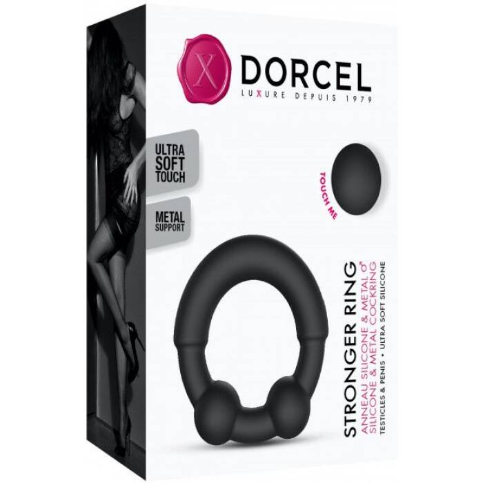 Ерекційне кільце з металевими вставками Dorcel STRONGER RING