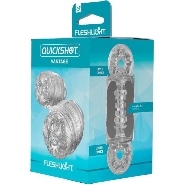 Мастурбатор Fleshlight Quickshot Vantage, компактний, чудово для пар і мінету