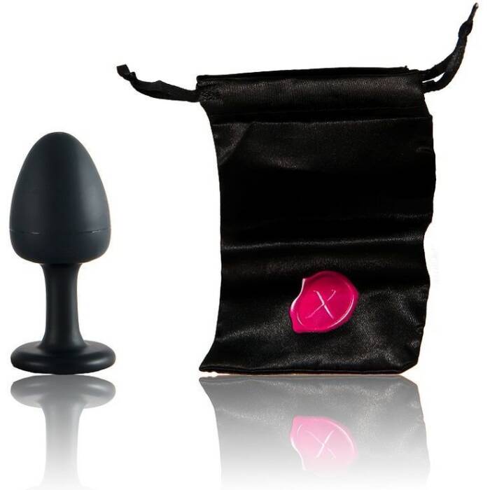 Анальна пробка Dorcel Geisha Plug Diamond XL з кулькою всередині, створює вібрації, макс діаметр 4,5