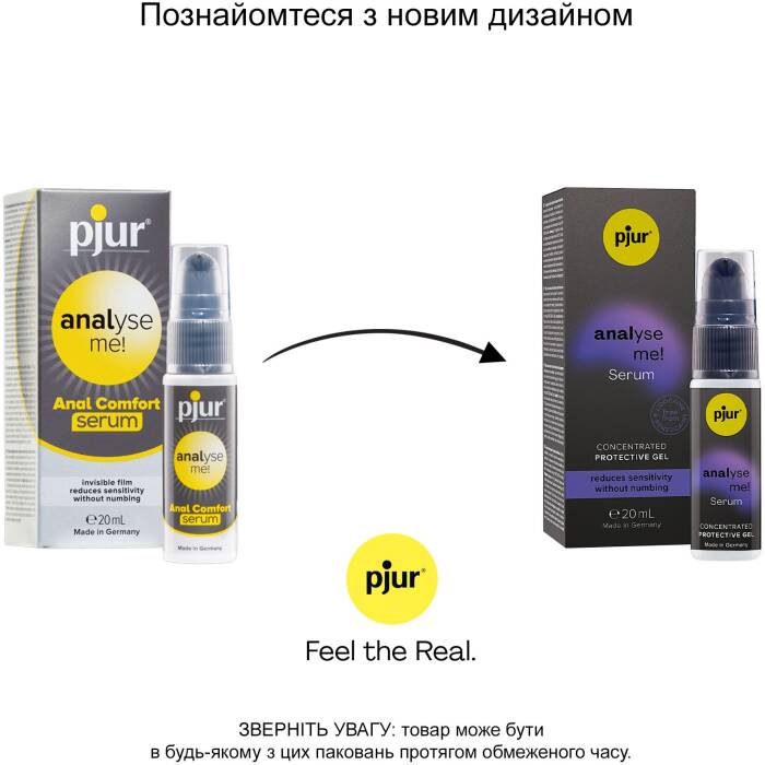 Розслаблювальний анальний гель pjur analyse me! Serum 20 мл, створює плівку, концентрований