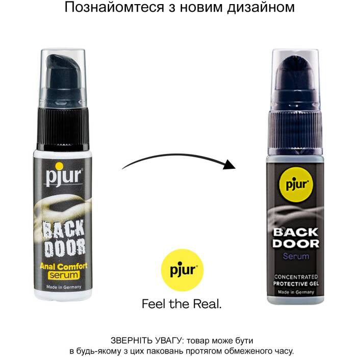 Розслаблювальний анальний гель pjur backdoor Serum 20 мл, створює плівку, висококонцентрований