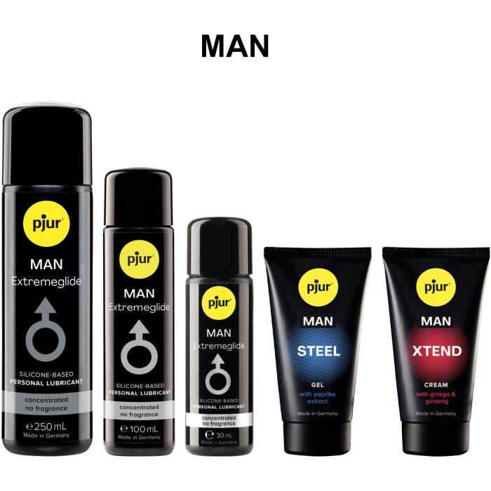 Гель для пеніса стимулювальний pjur MAN Steel Gel 50 ml з екстрактом паприки та ментолом