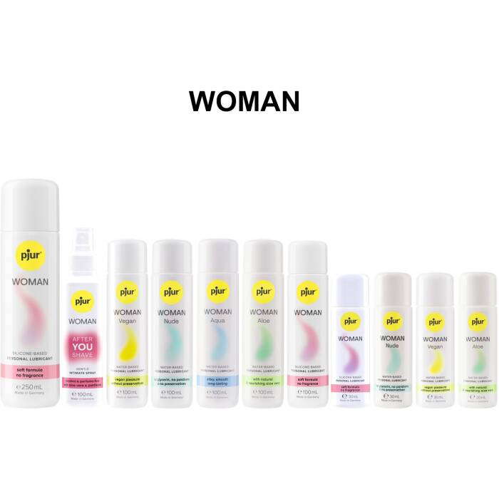 Лубрикант на водній основі pjur Woman Aloe 30 мл з екстрактом алое, зволожувальний, без парабенів