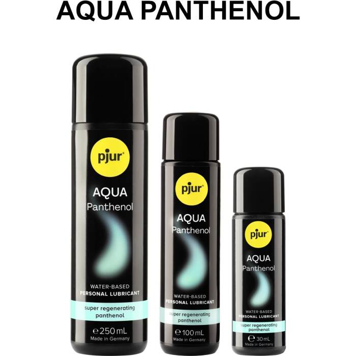 Змазка на водній основі pjur Aqua Panthenol 100 мл з пантенолом, догляд та зволоження