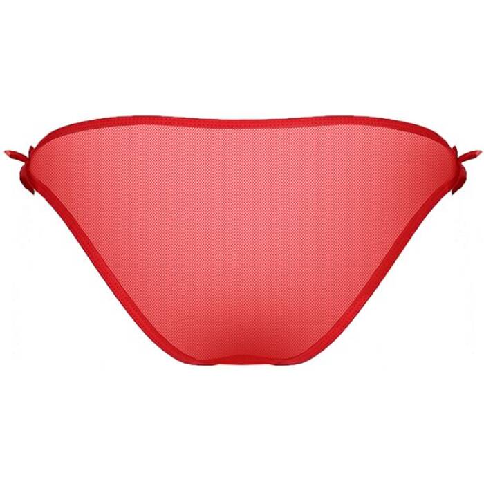 Трусики на зав'язочках з боків Passion Exclusive WARDA THONG L/XL, red