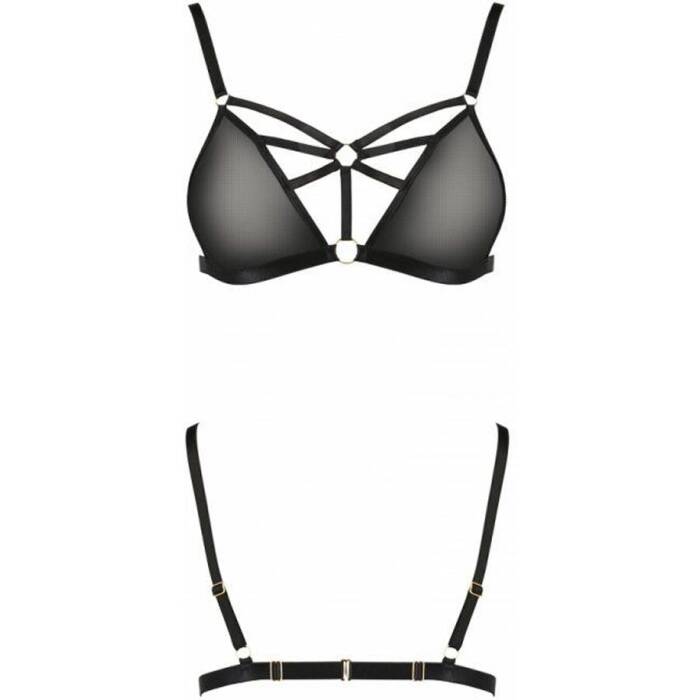 Бюстгальтер-стрепи Passion Exclusive MEGGY BRA L/XL, black