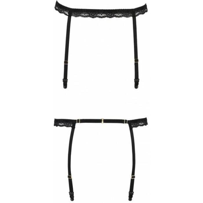 Пояс-стрепи для панчох Passion Exclusive SHELLY GARTER BELT S/M, black