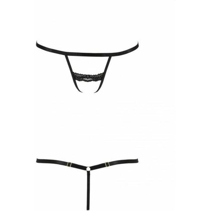 Трусики-стрепи Passion Exclusive SHELLY THONG L/XL, black