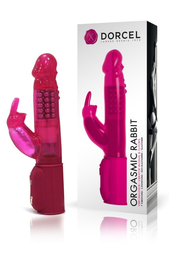 Вібратор-кролик Dorcel Orgasmic Rabbit Pink з перлинним масажем