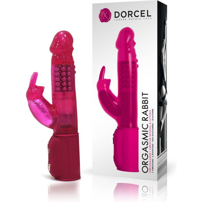 Вібратор-кролик Dorcel Orgasmic Rabbit Pink з перлинним масажем