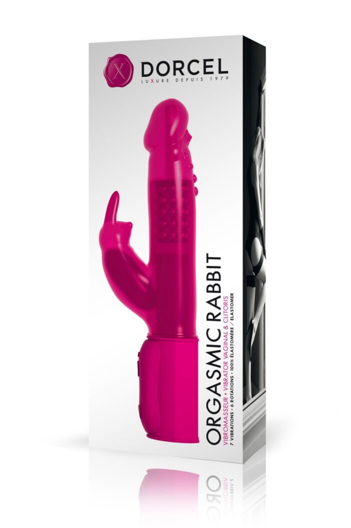 Вібратор-кролик Dorcel Orgasmic Rabbit Pink з перлинним масажем