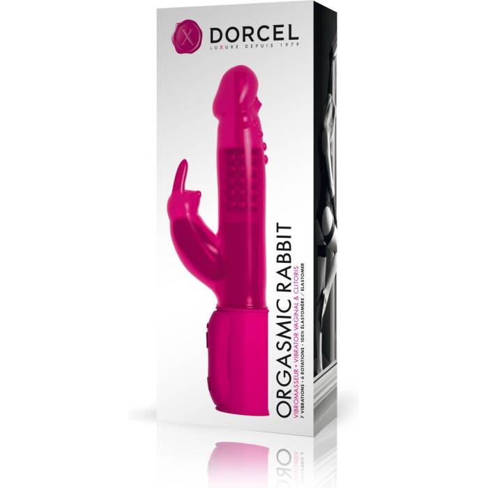 Вібратор-кролик Dorcel Orgasmic Rabbit Pink з перлинним масажем