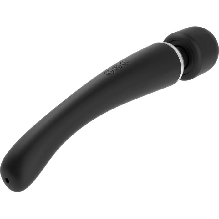 Потужний вібромасажер Dorcel Megawand Black перезаряджуваний, 160 режимів