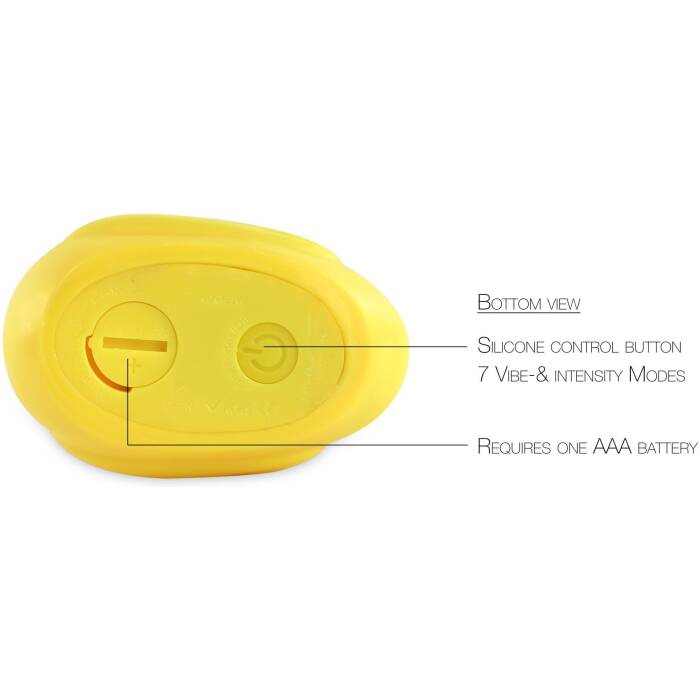 Вібромасажер качечка I Rub My Duckie - Classic Yellow v2.0, скромняжка