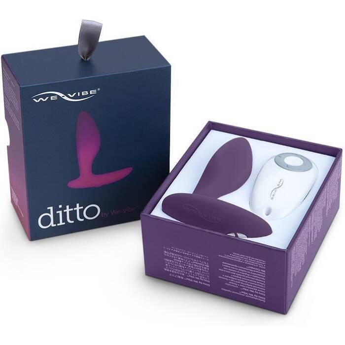 Анальна смарт-вібропробка We-Vibe Ditto Purple з пультом ДК