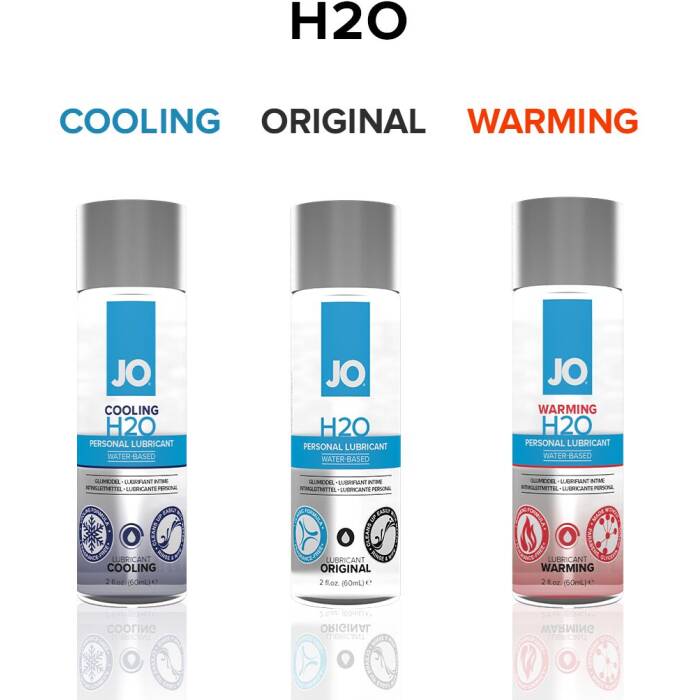Зігрівальна змазка на водній основі JO H2O WARMING (60 мл) з екстрактом перцевої м’яти