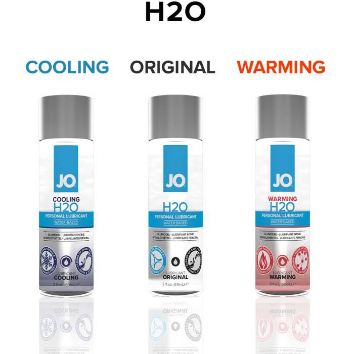 Охолоджувальна змазка на водній основі JO H2O COOLING (60 мл) з ментолом, рослинний гліцерин