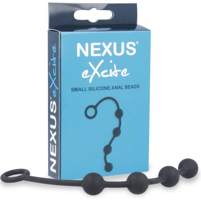 Анальні кульки Nexus Excite Small Anal Beads, силікон, макс. діаметр 2 см