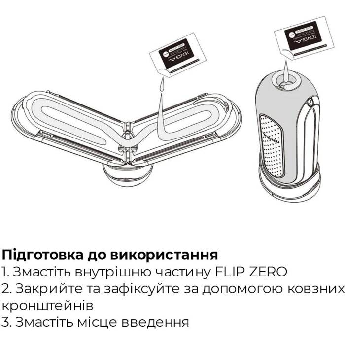 Вібромастурбатор Tenga Flip Zero Electronic Vibration White, змінна інтенсивність, розкладний