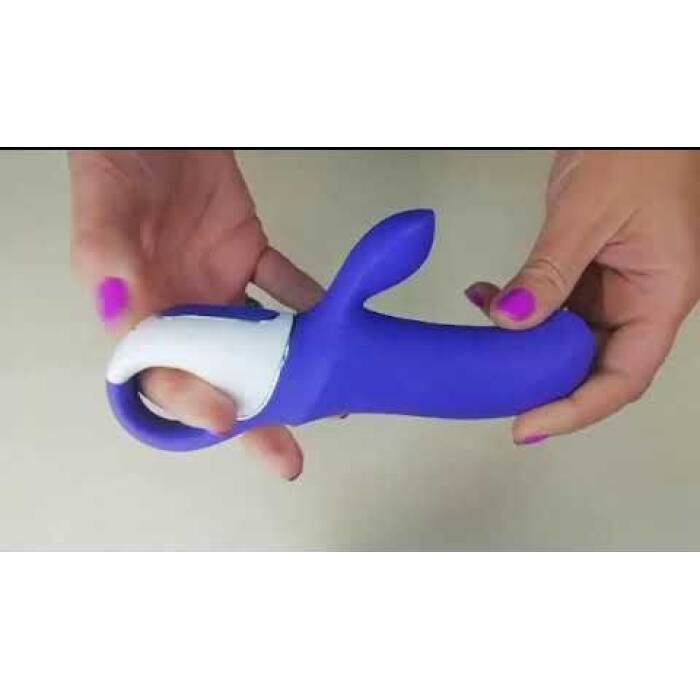 Потужний вібратор-кролик Satisfyer Vibes Magic Bunny, два мотори, литий силікон, 12 режимів роботи