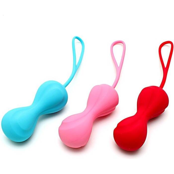 Вагінальні кульки Satisfyer Power Balls (3 пари), діаметр 3,4см, маса 60-76-92г, з кулькою всередині