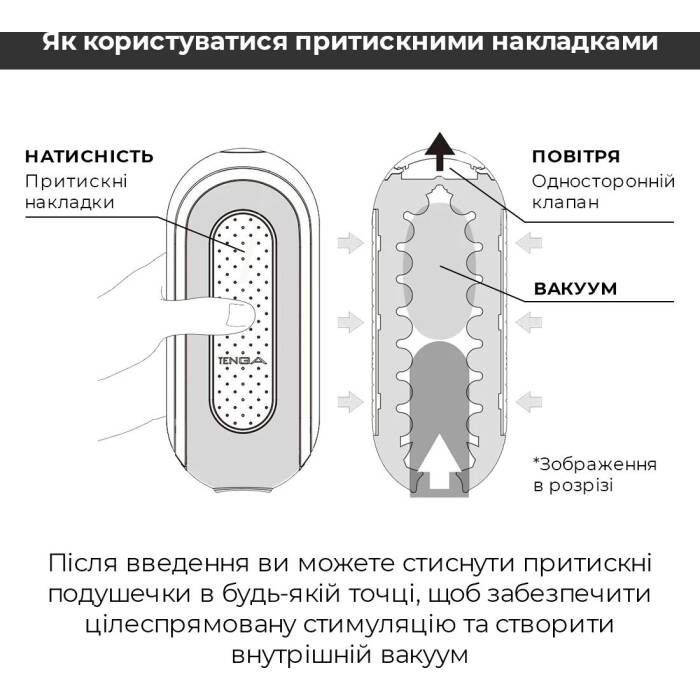 Вібромастурбатор Tenga Flip Zero Electronic Vibration Black, змінна інтенсивність, розкладний