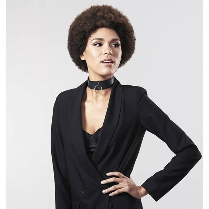 Чокер Bijoux Indiscrets MAZE – Wide Chocker Black