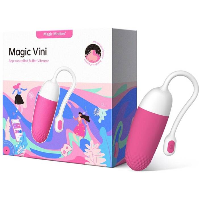 Смарт-віброяйце Magic Motion Vini Pink, керування зі смартфона