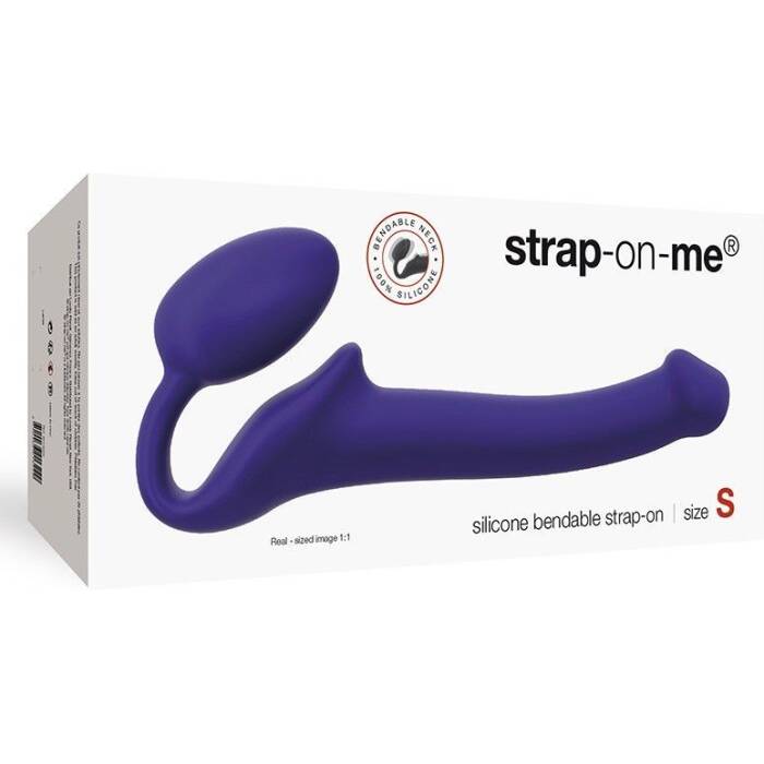 Безремінний страпон Strap-On-Me Violet S, повністю регульований, діаметр 2,7 см