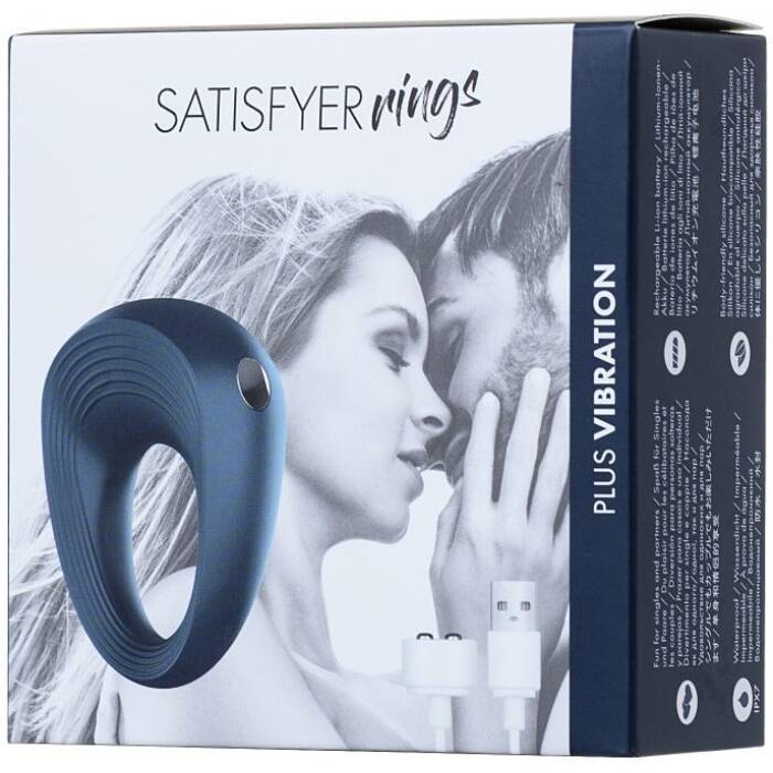Ерекційне віброкільце Satisfyer Power Ring, класична форма, перезаряджуване, потужне