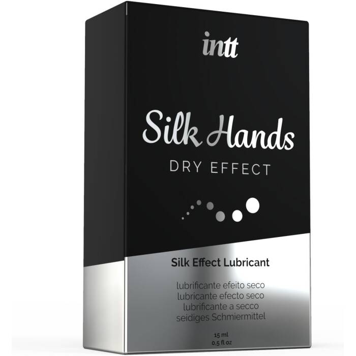 Ультрагуста силіконова змазка Intt Silk Hands (15 мл) з матовим ефектом, шовковистий ефект