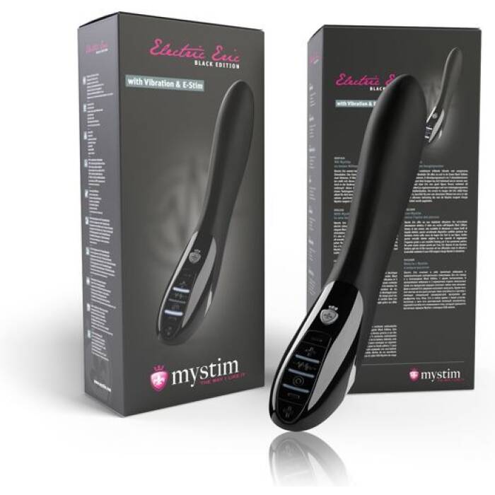 Вібратор з електростимуляцією Mystim Electric Eric eStim Black, міостимулятор