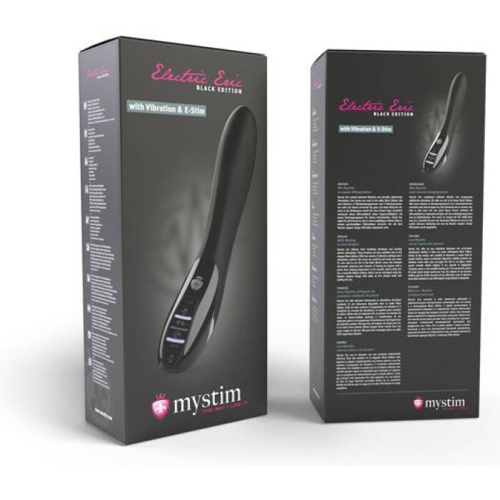 Вібратор з електростимуляцією Mystim Electric Eric eStim Black, міостимулятор