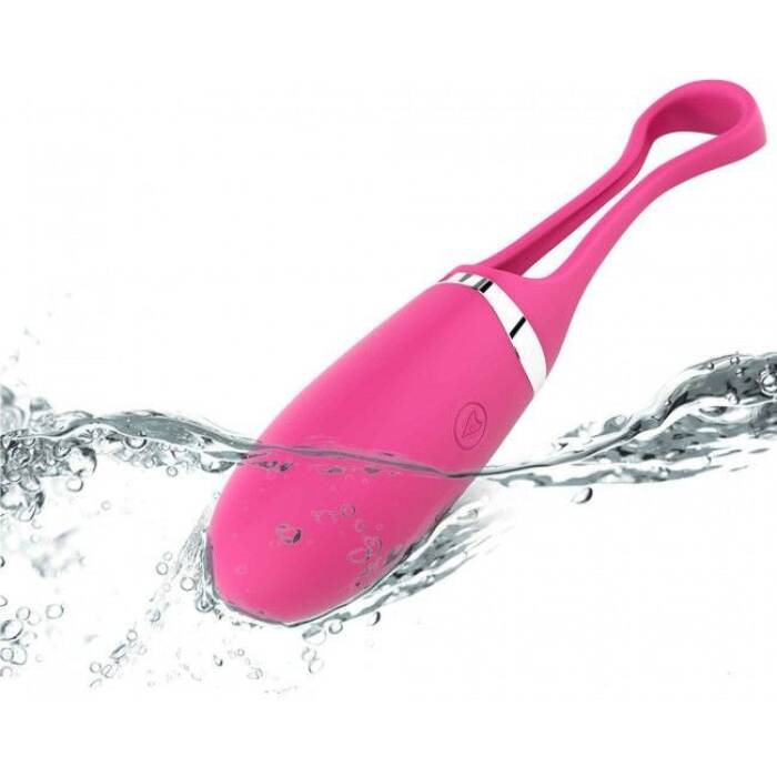 Виброяйце Dorcel Secret Delight Magenta з пультом ДК, з турборежимом і голосовим керування