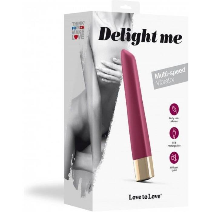 Потужний мінівібратор Love To Love Delight Me Prune з м'яким кінчиком, 16 режимів роботи