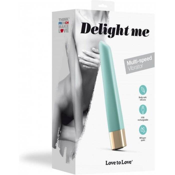 Потужний мінівібратор Love To Love Delight Me Menthe з м'яким кінчиком, 16 режимів роботи