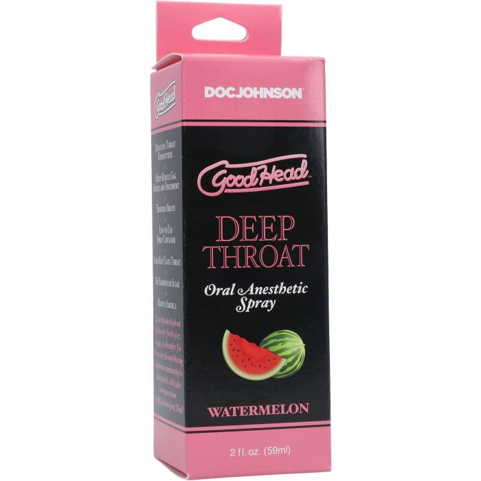 Спрей для мінету Doc Johnson GoodHead DeepThroat Spray - Watermelon 59 мл для глибокого мінету